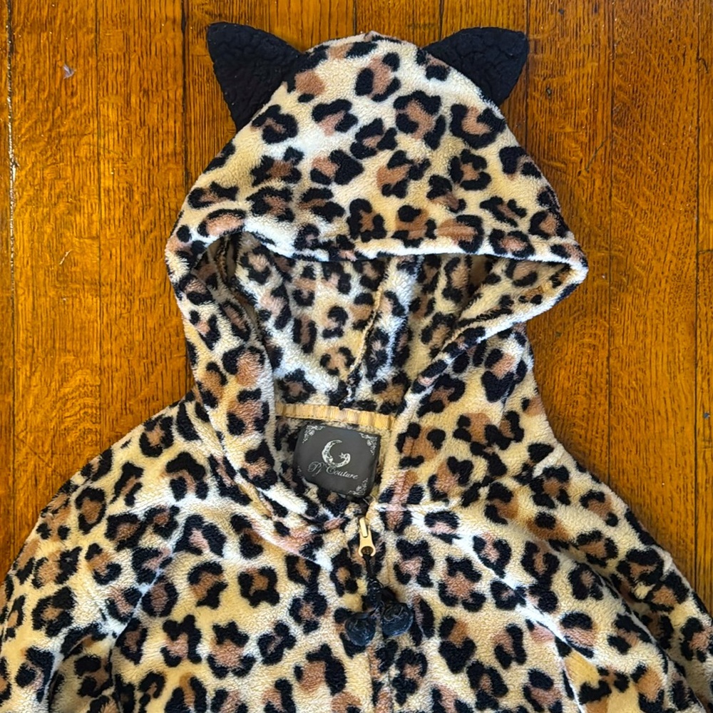 Pj Couture Leopard Print Kids Women One Piece